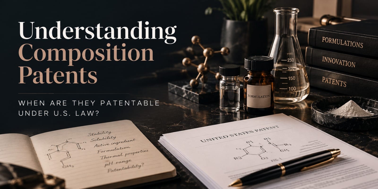 Understanding Composition Patents: When Are They Patentable Under U.S. Law?
